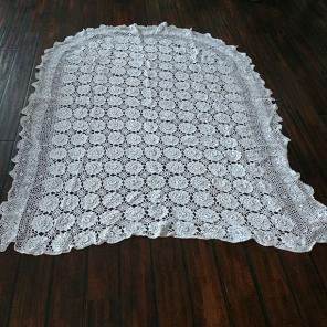 Lace coverlet