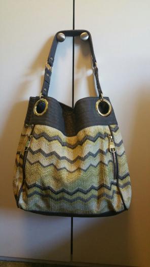 Grey & Yellow Steve Madden Purse