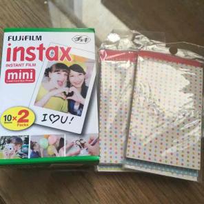 Instax film and stickers bundle