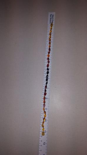 Amber teething necklace