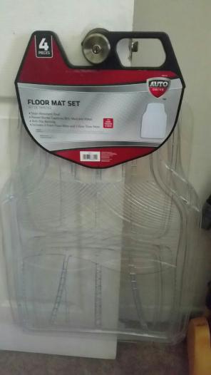 Floor mat set for car, truck, and SUV