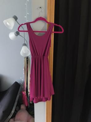 pink-purple dress