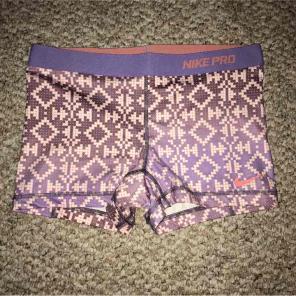Pink & Purple Nike Pro Spandex