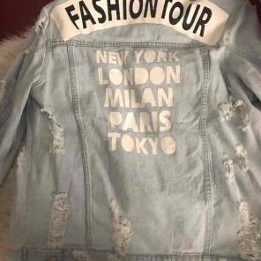 Oversized jean jacket