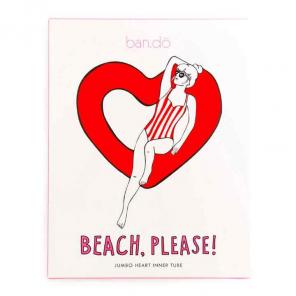 New in box heart inflatable inner tube