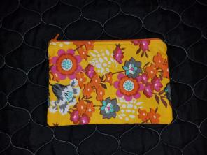 Floral Zipper Pouch