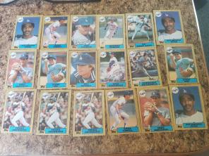 1987 topps Dodgers baseball cards