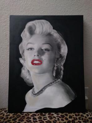 Marilyn Monroe painting