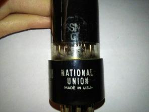 Nat. Union Jan-CNU 6SN7GT/247/252 Tube