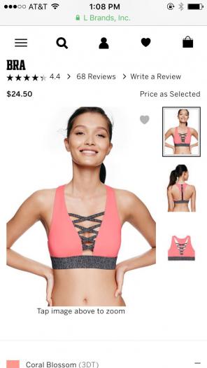 Victoria's Secret Pink Sports Bra