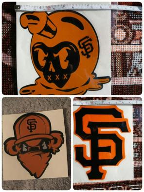 Super combo of 3 vinyl decals.