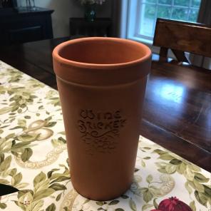 Terra Cotta Wine Bottle Holder