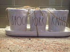 Rae Dunn Spoon Fork Knife