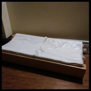 Changing table topper
