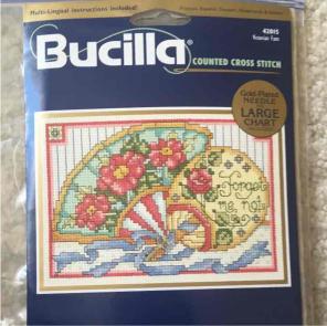Bucilla Cross Stitch “Victorian Fans”