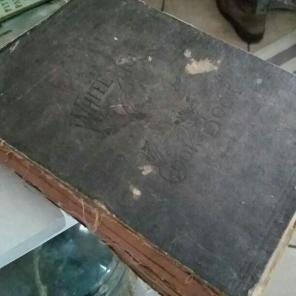 Antique white house cook book