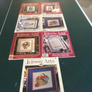 Lot#6 total 7 cross stitch mag