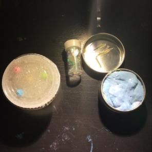 Gumdrop And Cotton Candy Slime+glitter
