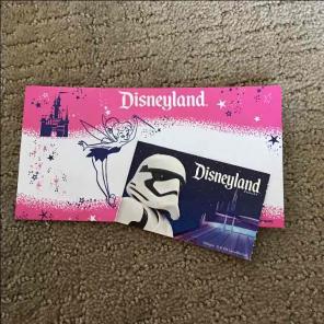 2 Disneyland tickets!