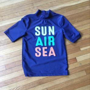 Boys Rash Guard Swim Shirt 8/10