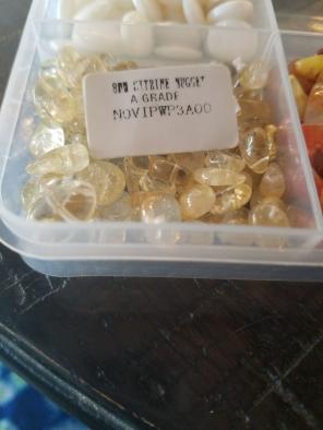 8mm Citrine chips (beads)