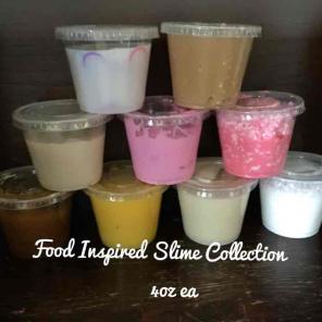 Food Inspired Slime Collection 4oz ea