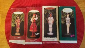 Hallmark keepsake barbie dolls ornaments