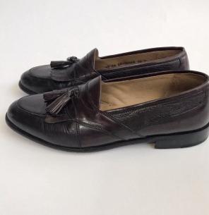 Johnston Murphy Loafers Kiltie Burgundy