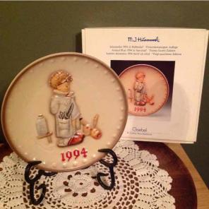 Vtg. M.J. Hummel Annual Plate 1994