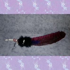 ⛤Smudging Feather Fan 3