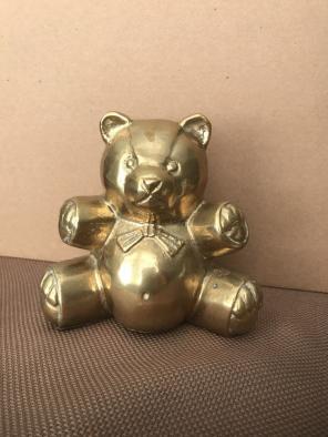 Brass Teddy Bear (Nursery Baby)