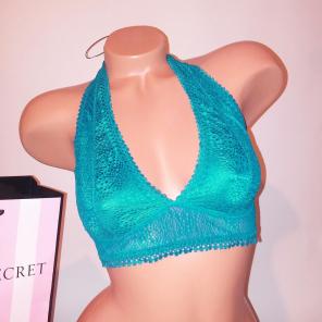 Victoria Secret Bralette Small Teal Race