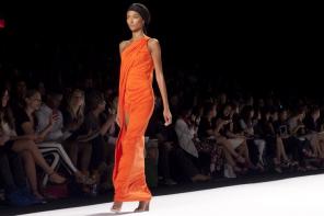 One-Shoulder Draped Silk-Satin Gown