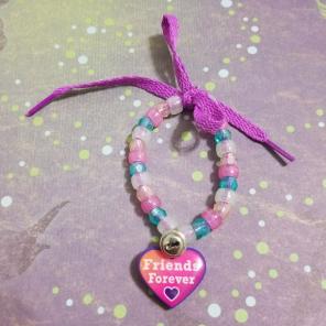 BFF purple shoelace bracelet