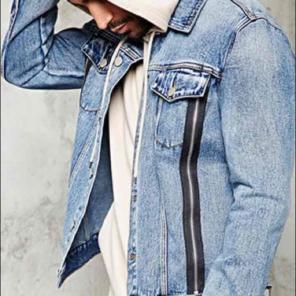 Denim oversized jacket