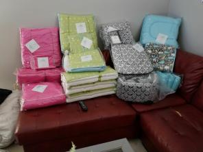 Carousel baby crib bedding set