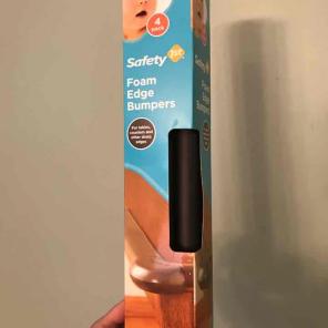 Foam edge bumpers baby proofing