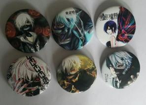 6 Tokyo Ghoul Anime Pins
