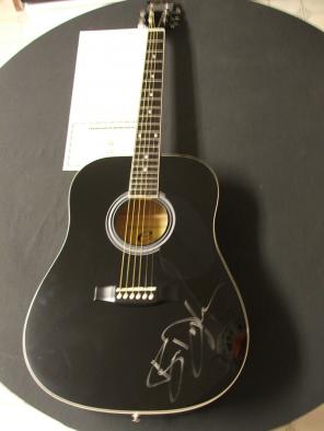 Bob Dylan Autographed Signed Guitar