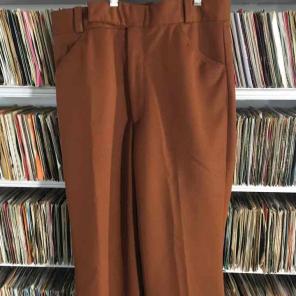 Vintage burnt orange Polyester slacks