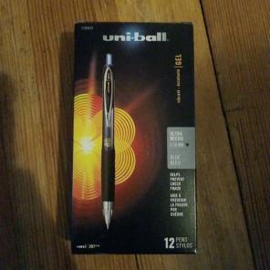 Ubi -ball black gel pens