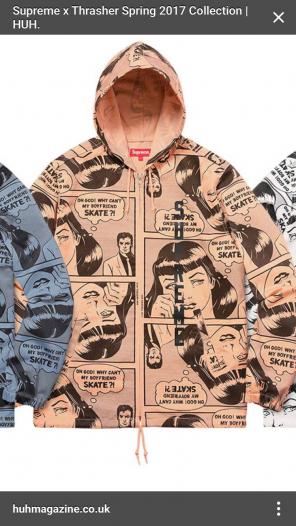 Supreme X Thrasher Girlfriend Jacket