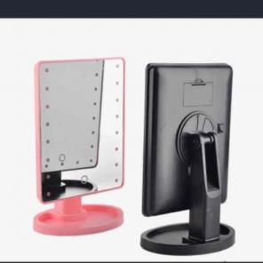 Purple led light touch screen mirror