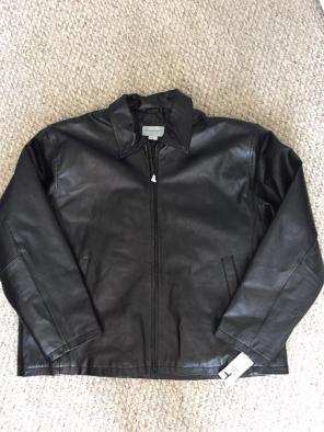 NWT Mens 100% Leather Jacket Size 2X