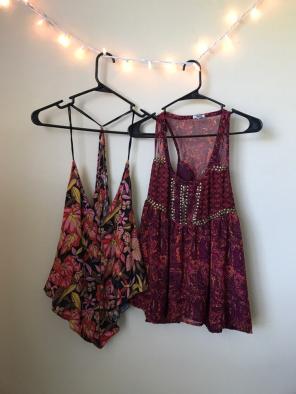 Romantic Floral Tanks.