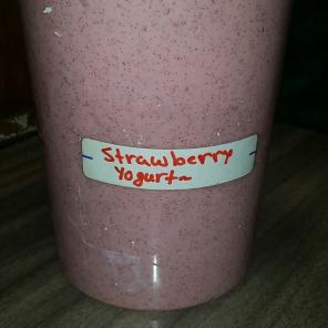 Strawberry yogurt