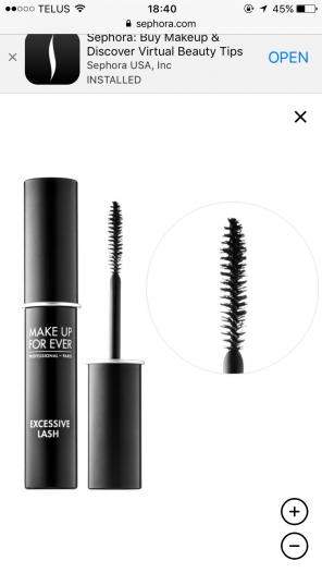 Make Up For Ever Excessive Lash Mascara