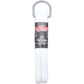 28" Flat White Shoe Lace