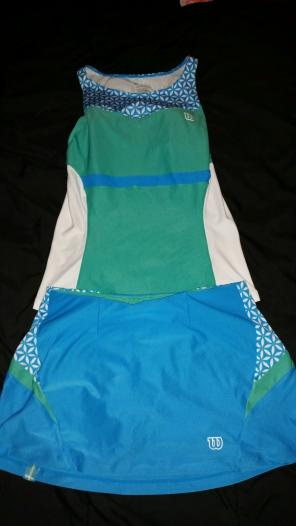 Wilson tennis outfit