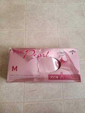 Medline pink pearl Gloves